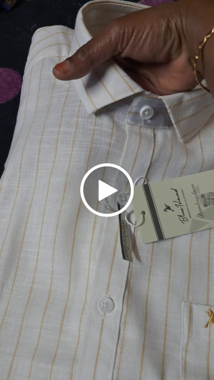 Customer video review of Golden White Stripes -Full-Bamboo Linen