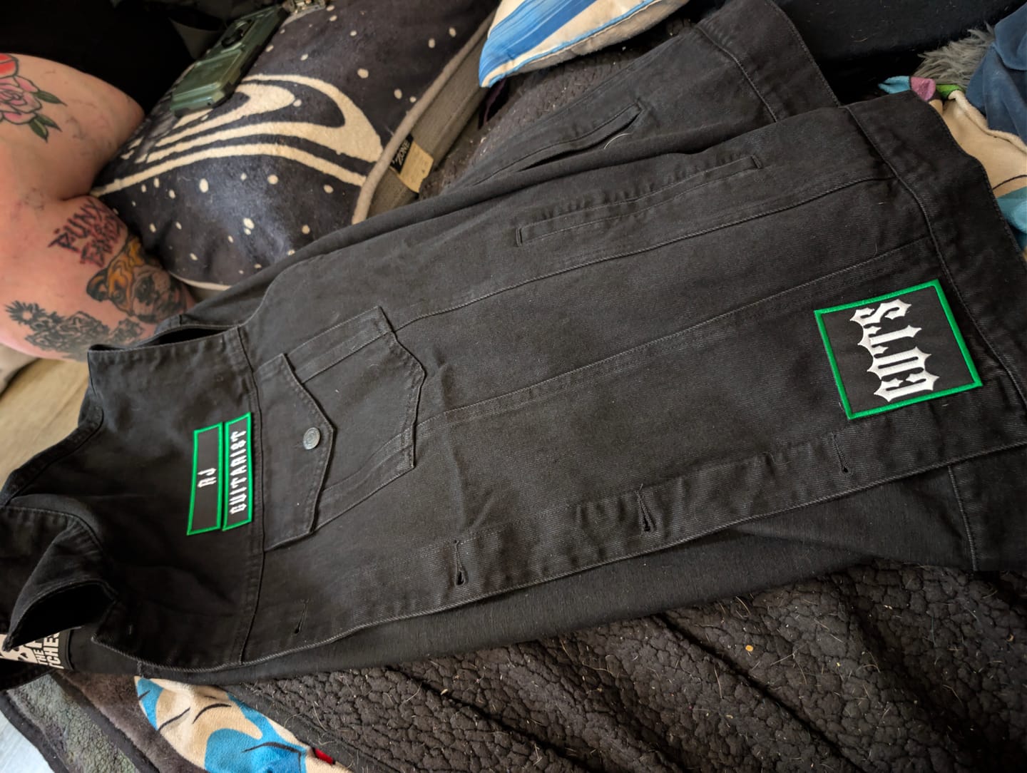 Customer photo review of The Left Hand Black - Vest