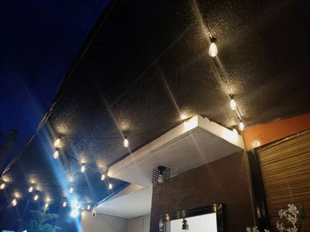 Customer photo review of Afterglow™ Vintage Solar String Lights