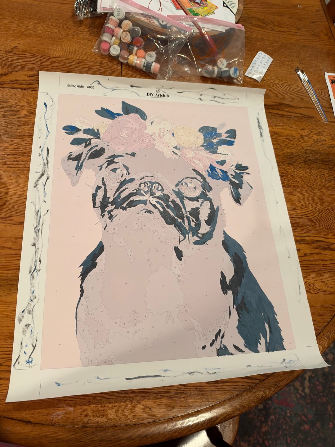 Customer photo review of Surprise Painting | Paint by Numbers