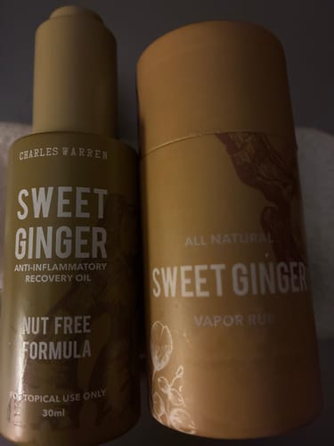 Customer photo review of [Nut-Free] Sweet Ginger Dry Oil for Sensitive Skin