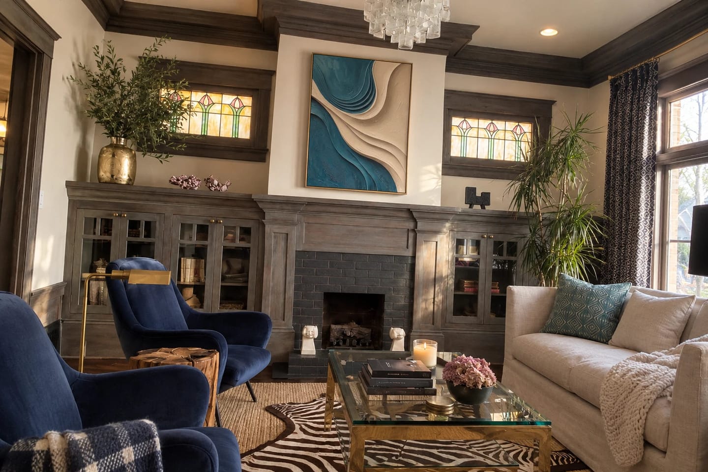 Customer photo review of Textured & Impasto Art｜Ocean Shadow Waves-1