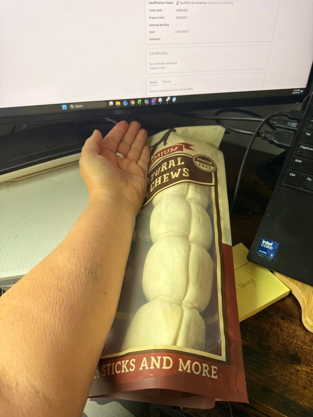 Customer photo review of 10-12 Inch Beef Cheek Roll