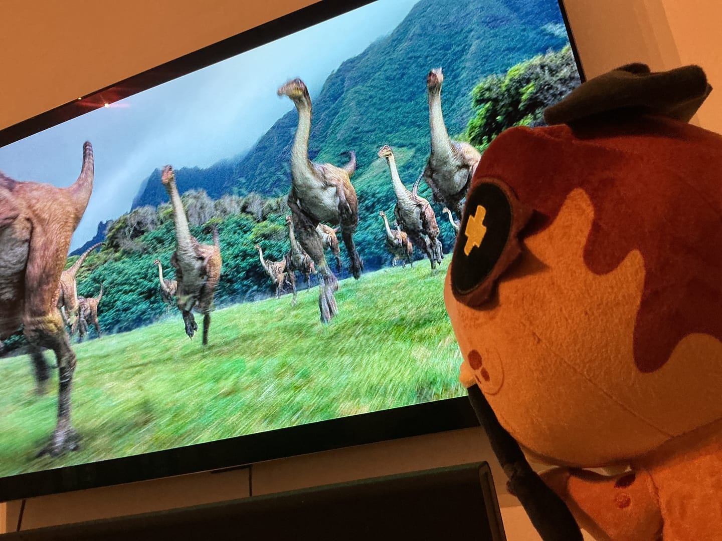 Customer photo review of Cyn T-Rex Plush