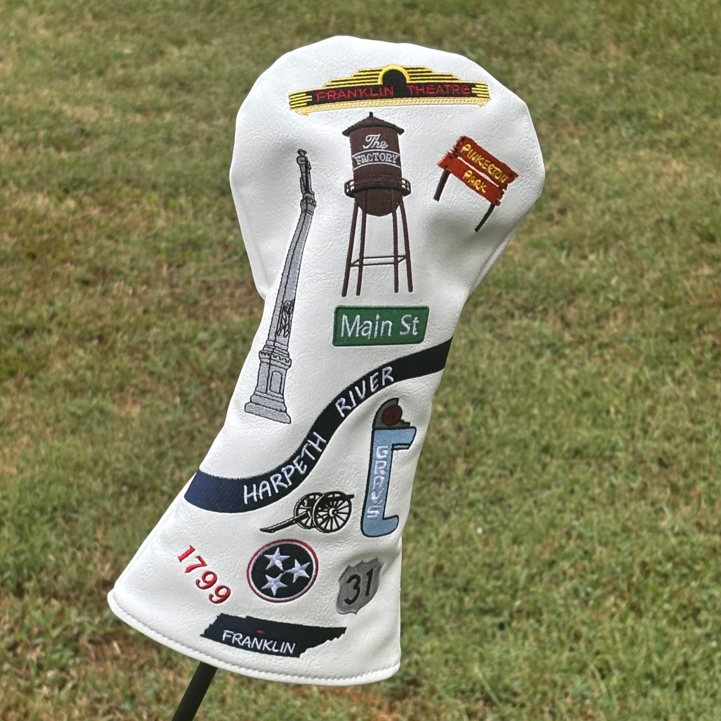 Customer photo review of 3SG - Franklin Driver Cover - White