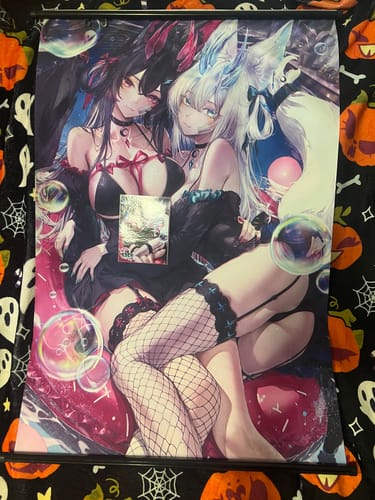Customer photo review of Eden Poolside Paradise Wallscroll - Pre-Order-