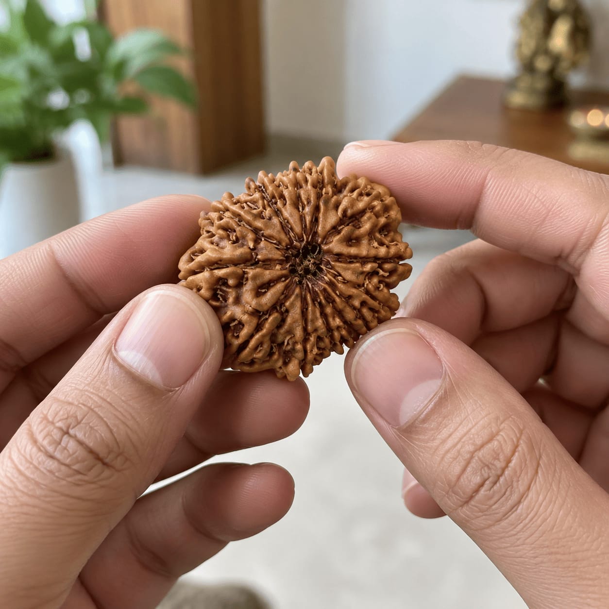 Customer photo review of 14 Mukhi Rudraksha (Nepali)