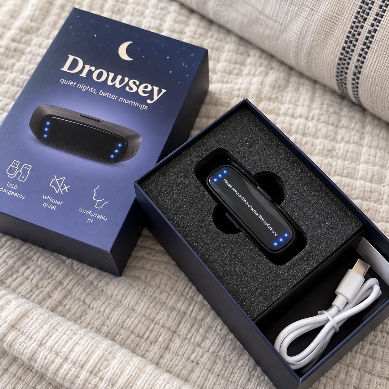 Customer photo review of SilentPulse — Smart Sensor Stops Snoring Instantly