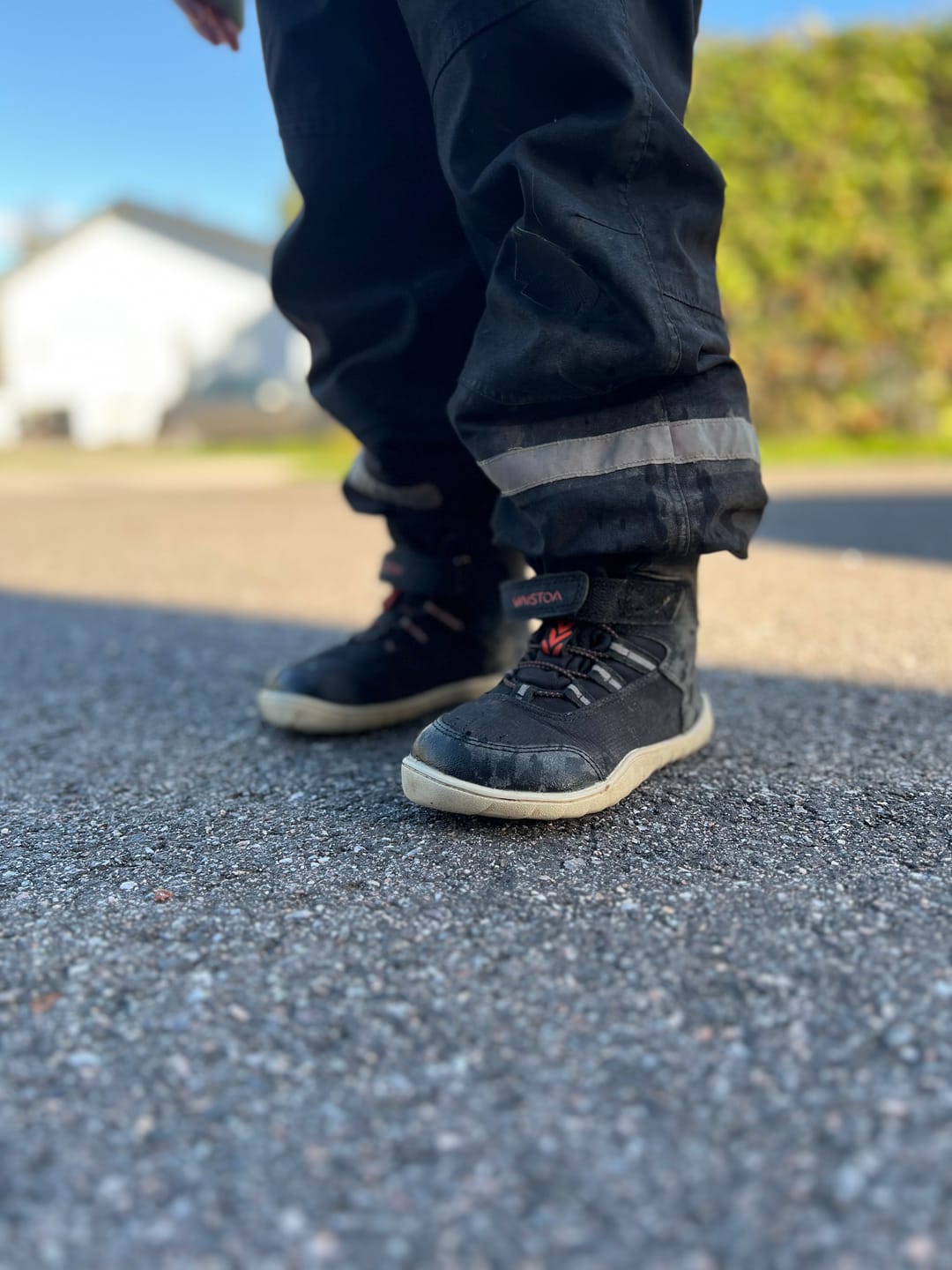 Customer photo review of Vaistoa Kaste lasten vedenpitävät paljasjalkakengät
