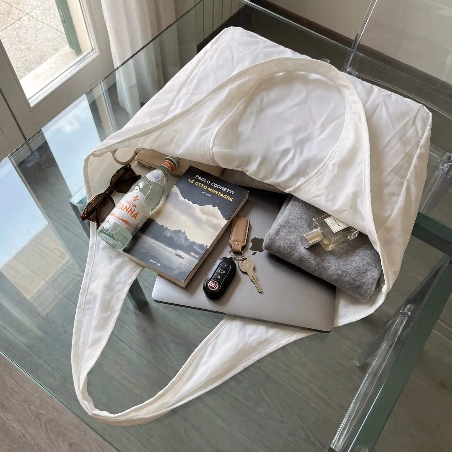 Customer photo review of Tote Bag 3-in-1: Charm, Chiavi, Borsa