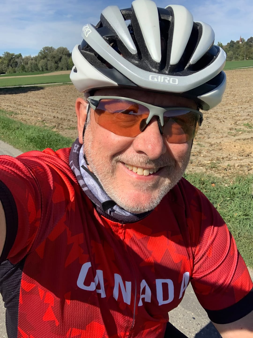 Customer photo review of Canada Maple Leaf Cycling Jersey