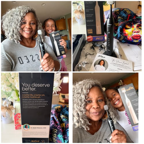 Customer photo review of Big Mouth Sonic Toothbrush 2.0