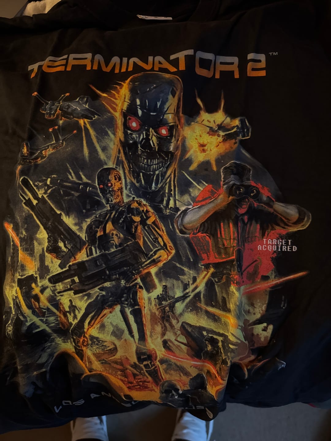 Customer photo review of TERMINATOR 2: FUTURE WAR - T-SHIRT (COMFORT COLORS)