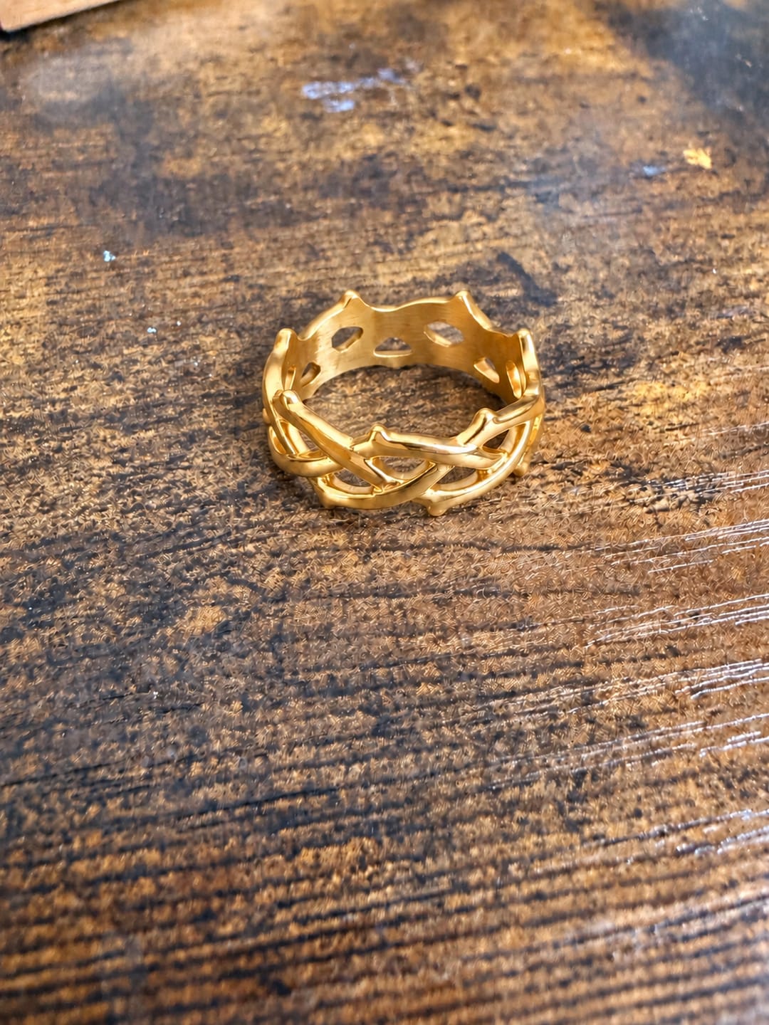 Customer photo review of Crown Of Thorns Ring