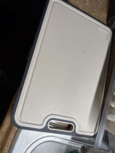 Customer photo review of Two-Sided Titanium Cutting Board