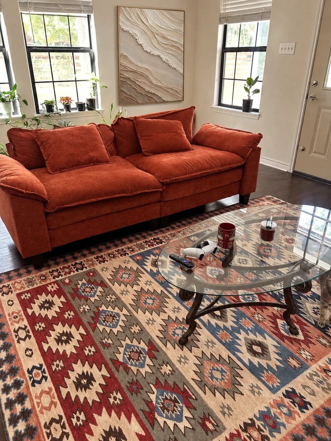 Customer photo review of Textured & Impasto Art｜Layered Sandstone Flow