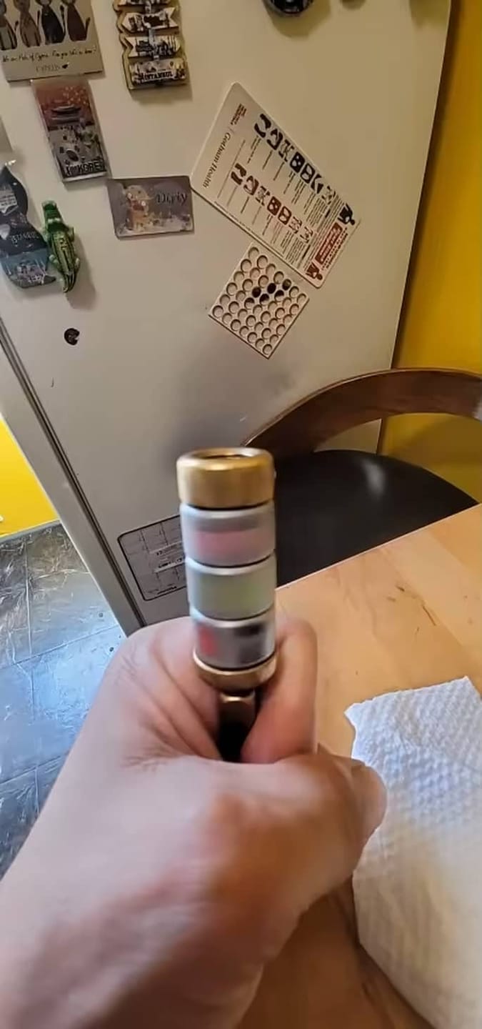 Customer photo review of Magnetic Fruit Reel Spinner