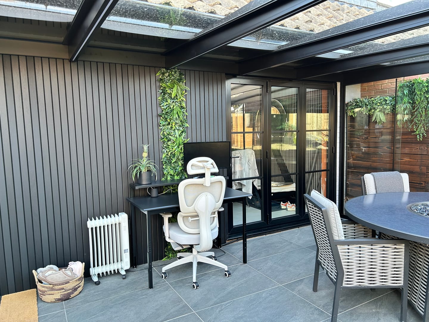 Customer photo review of SlatWall Grand Acoustic Black Slatted Wall Panel