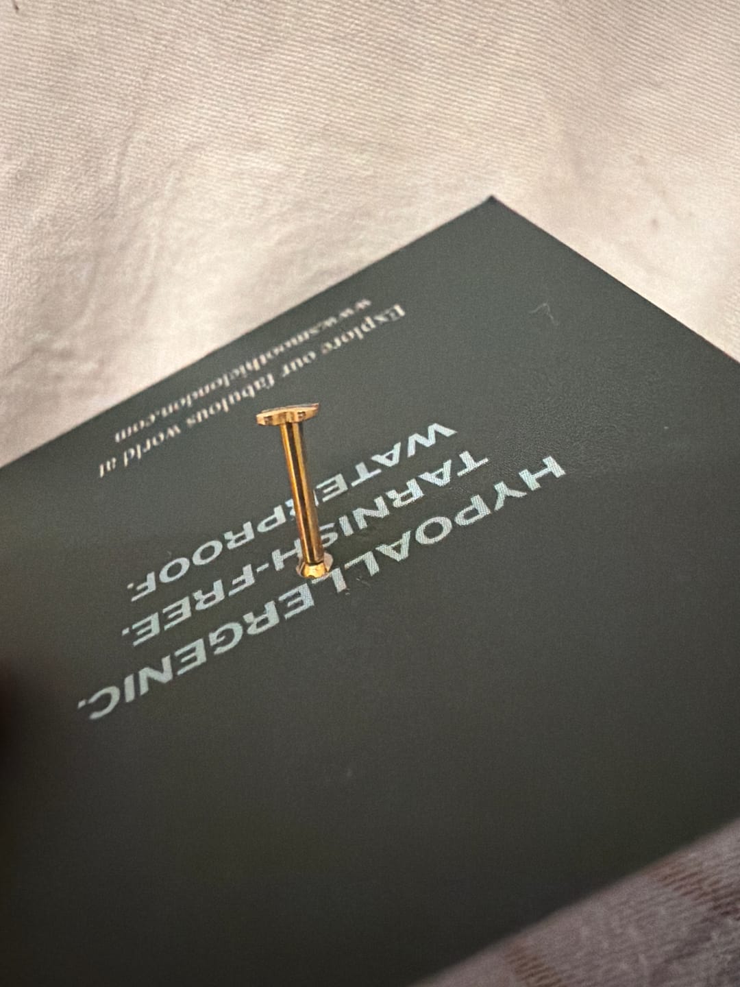 Customer photo review of Flatback Stud Replacement Post