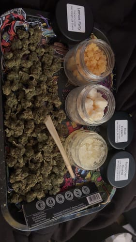 Customer photo review of Zangria | THCA Flower Smalls