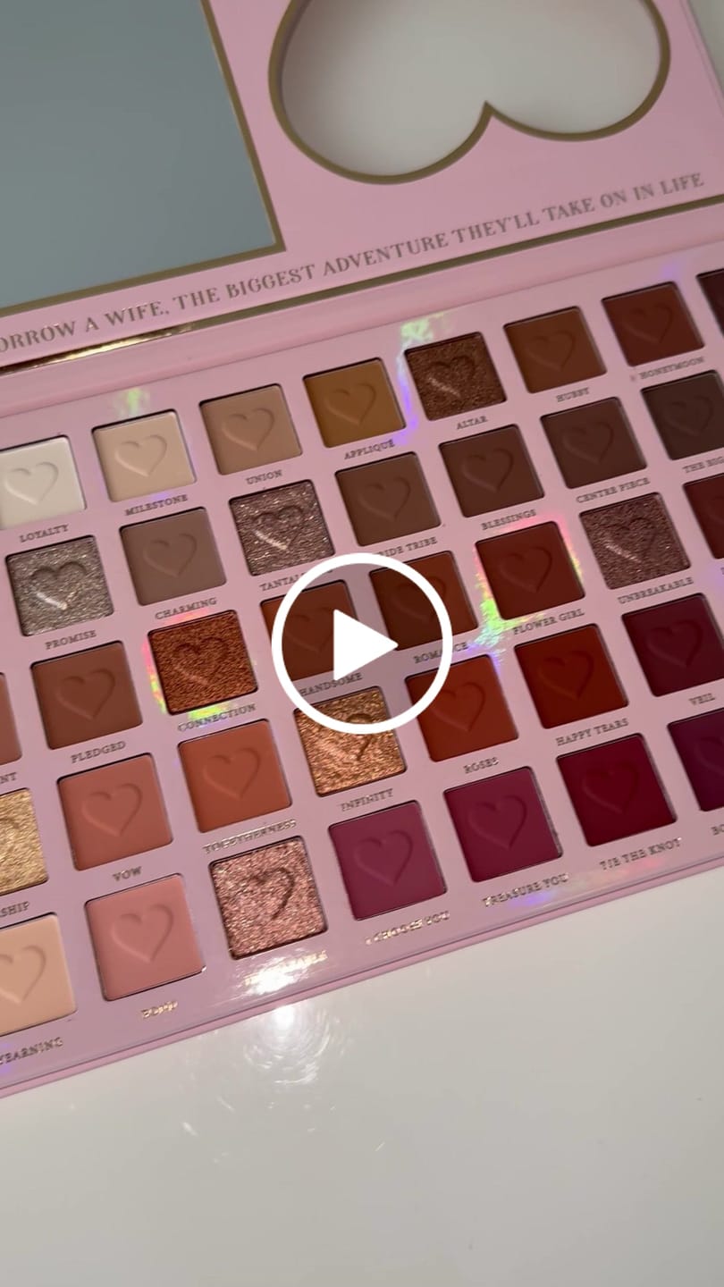 Customer video review of Wedding Wish XL Palette