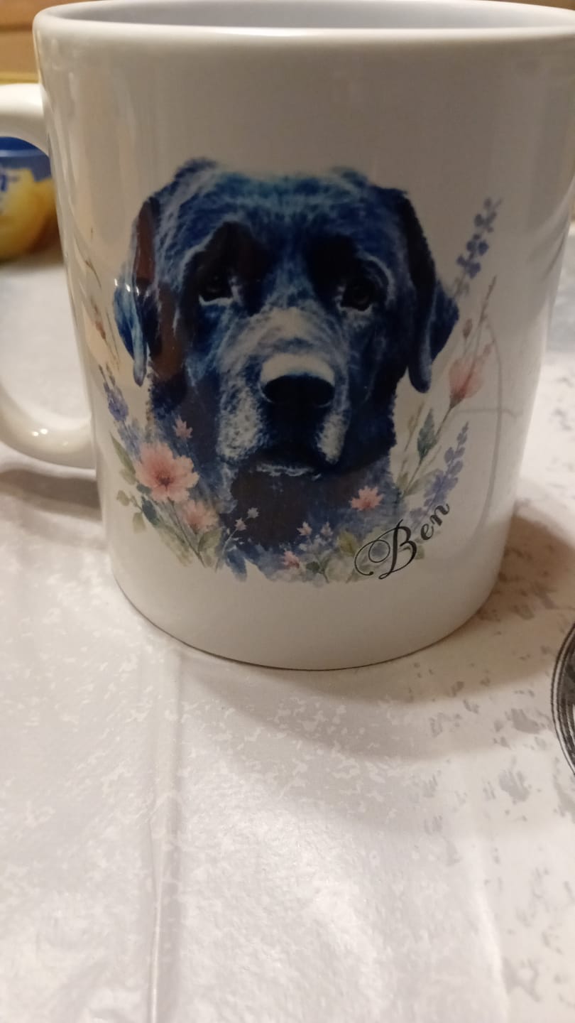 Customer photo review of Personalisierte Tasse - Aquarell