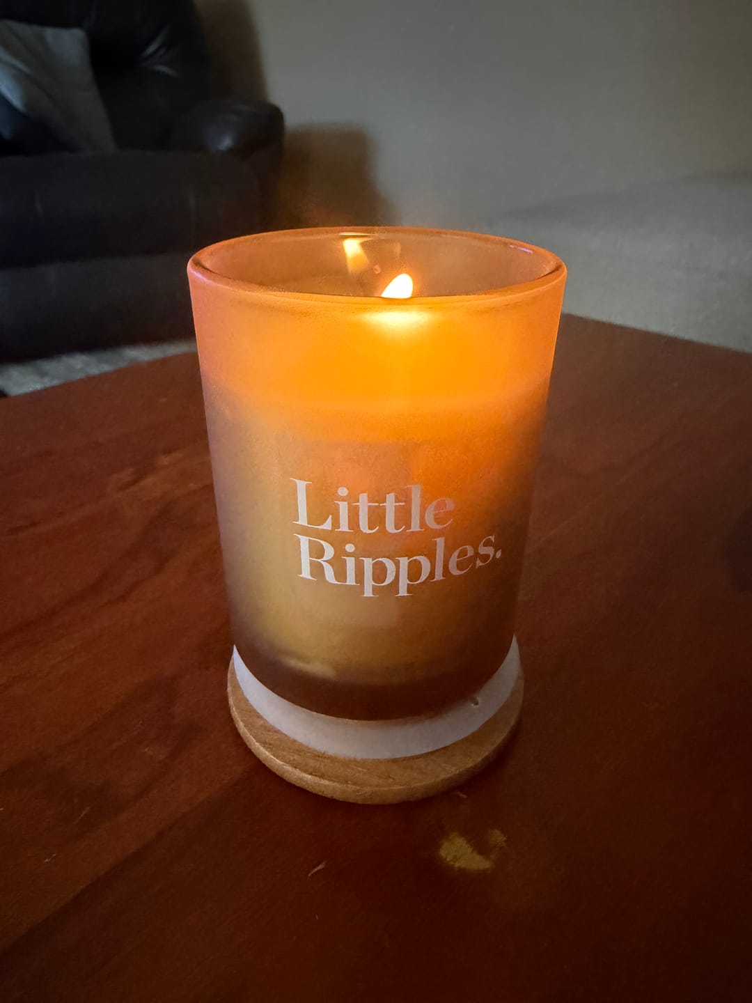 Customer photo review of Mulled Wine Candle GWP