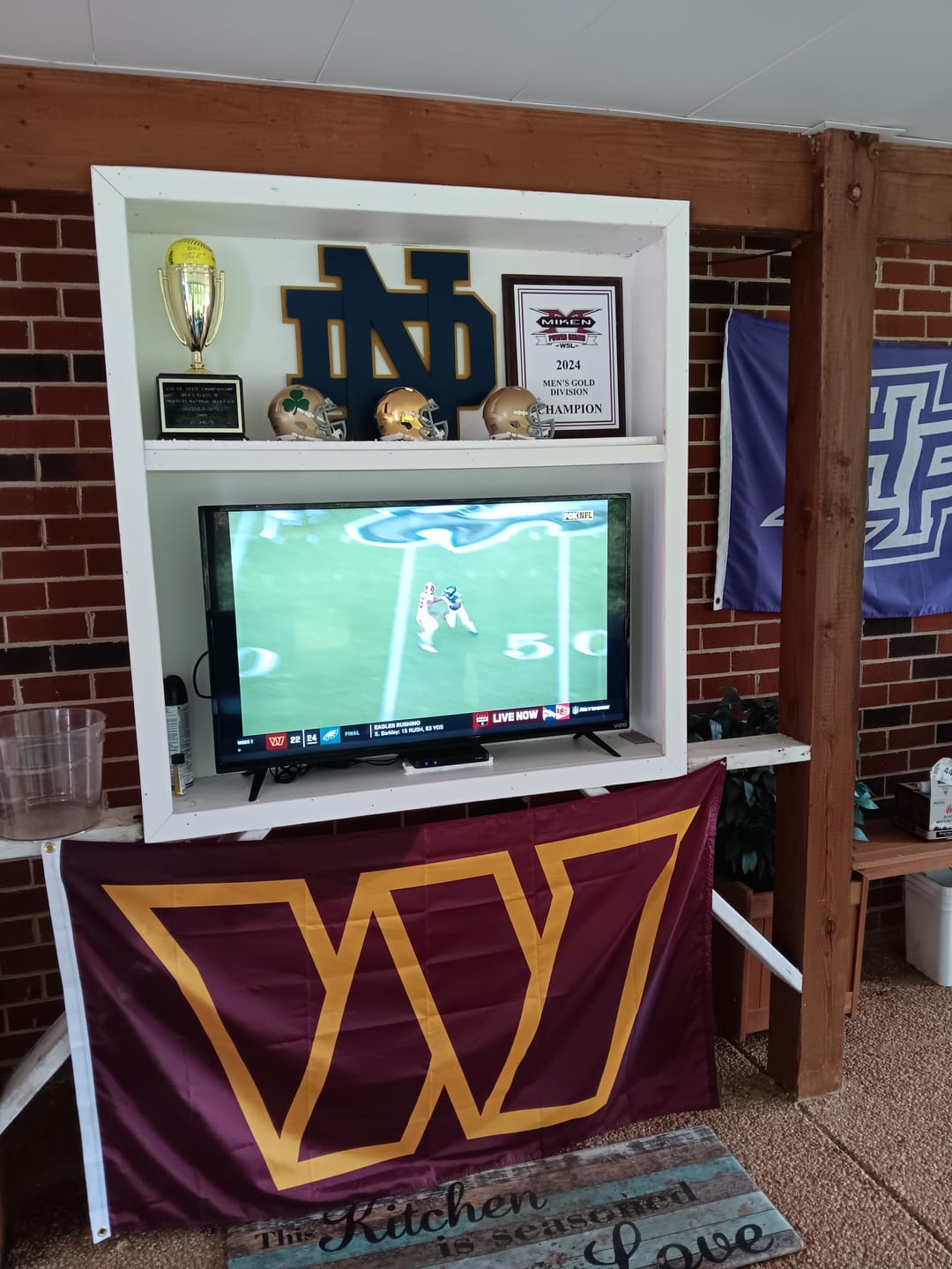 Customer photo review of Notre Dame Fighting Irish Speed Mini Helmet