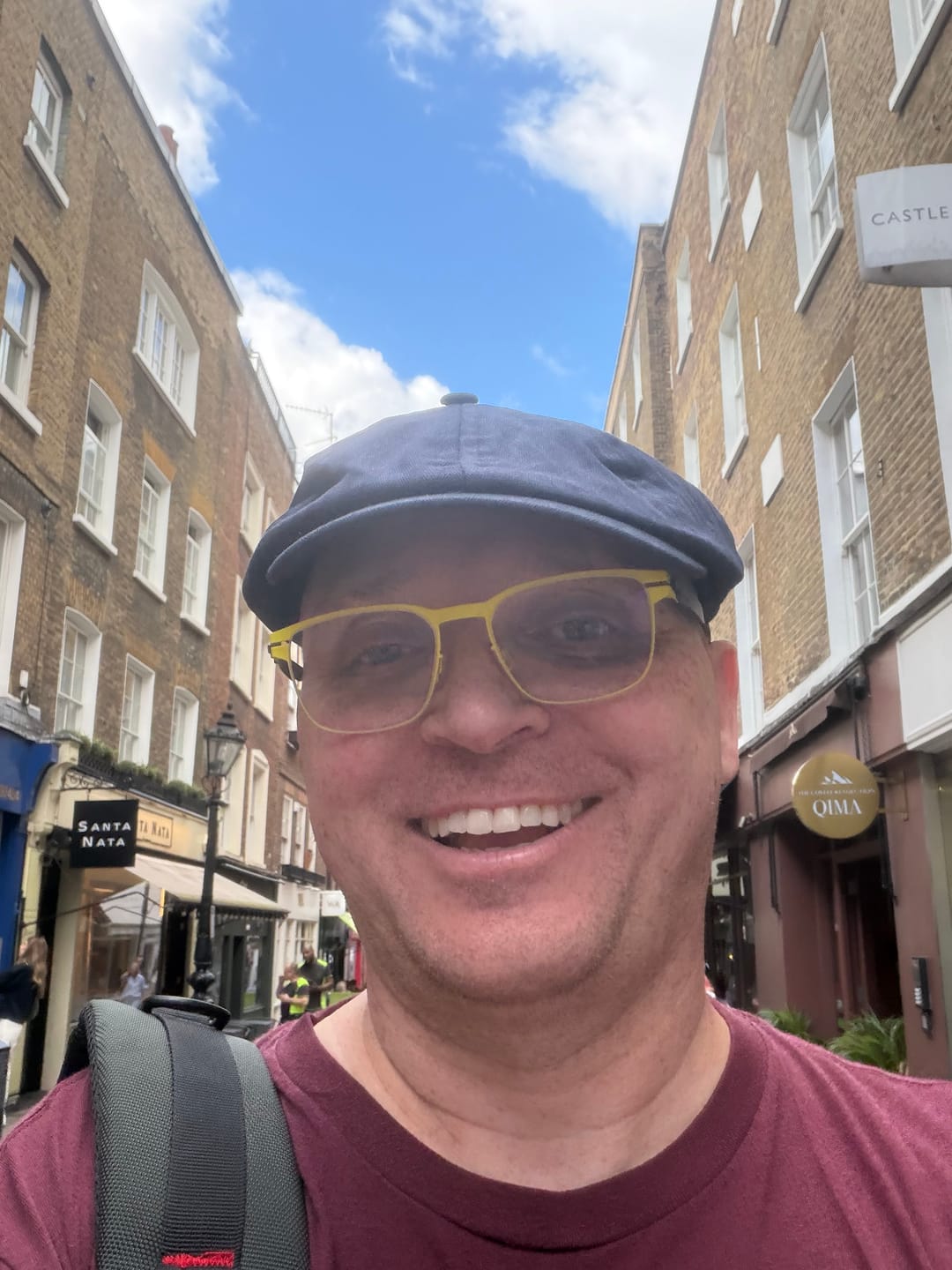 Customer photo review of Linen 'Brooklyn' Bakerboy Cap