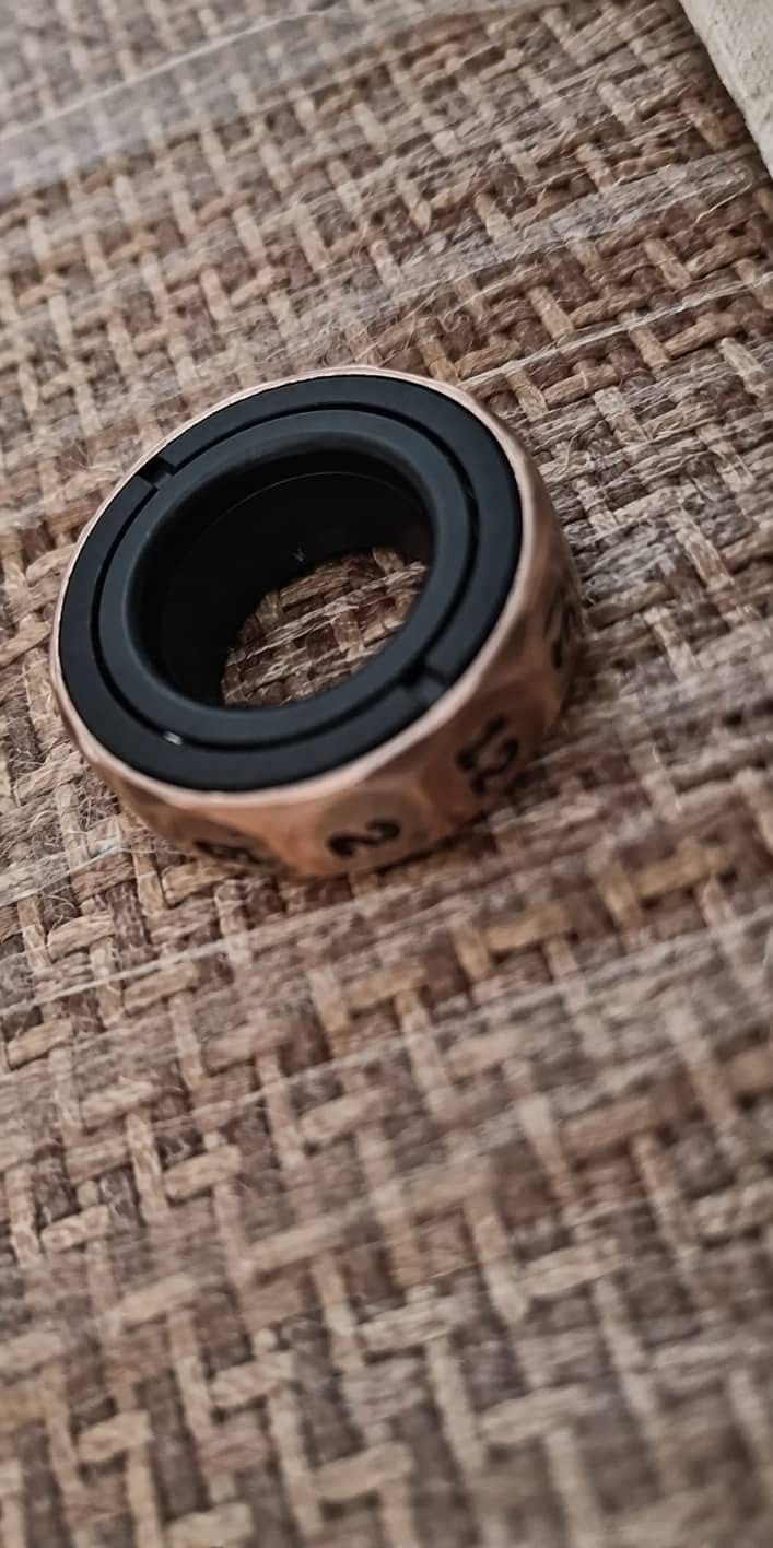 Customer photo review of D12 Magnetic Decision Ring