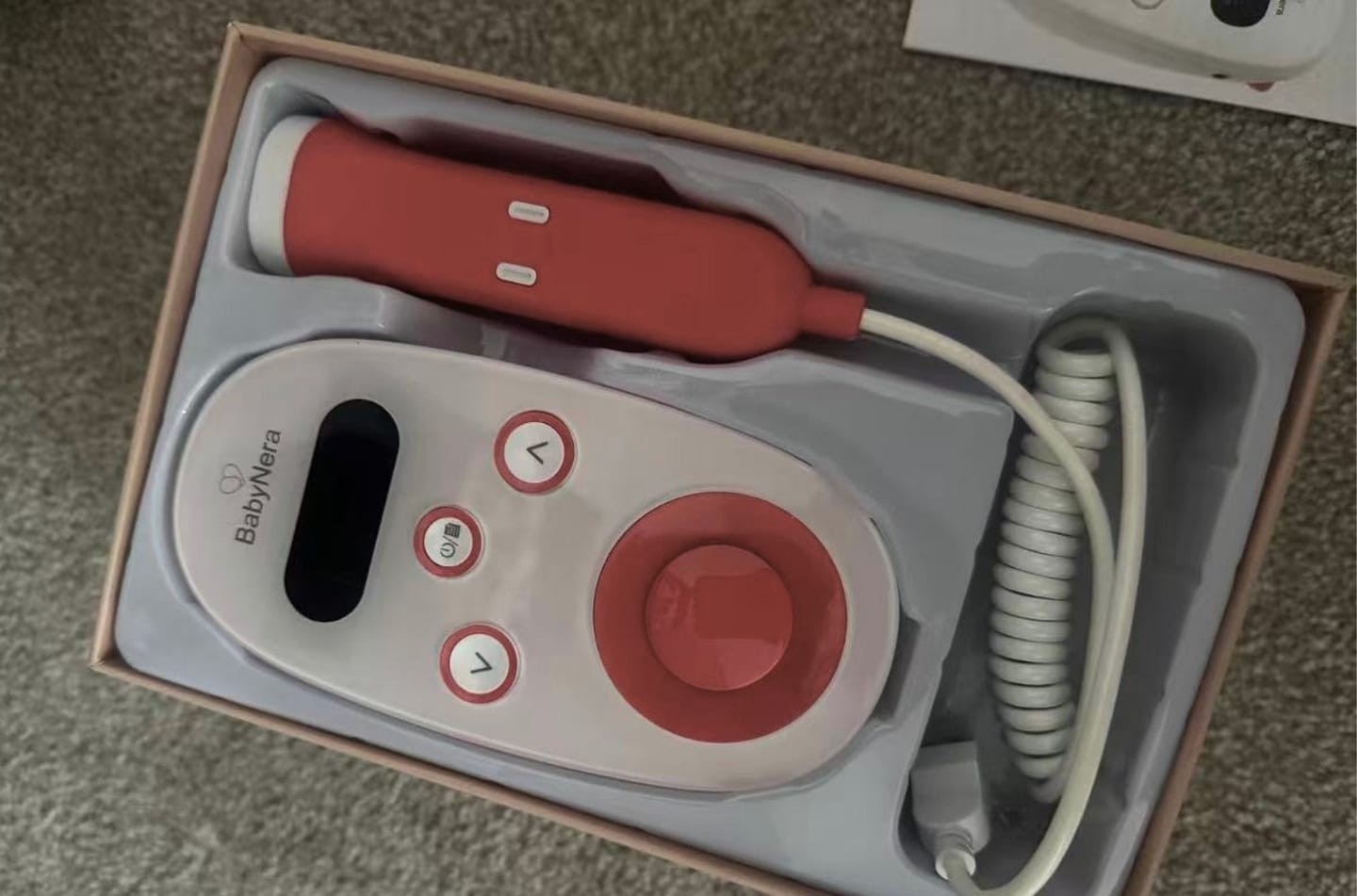 Customer photo review of BabyNera HeartEcho™ At-Home Fetal Doppler