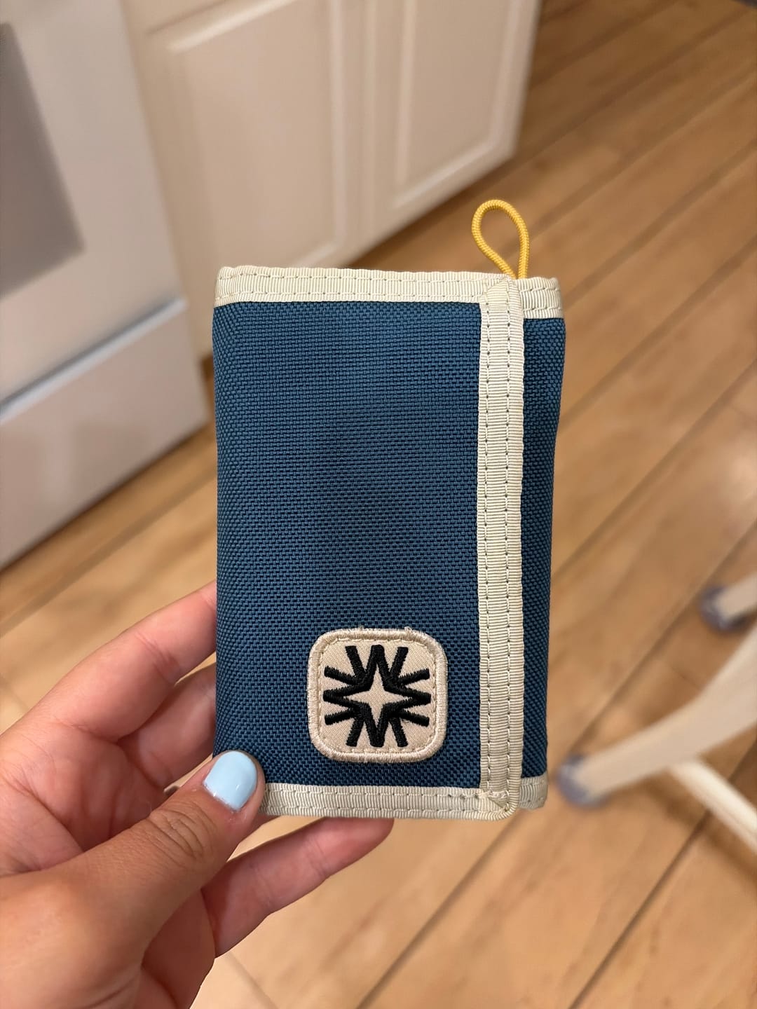 Customer photo review of Wylie Wallet Navy
