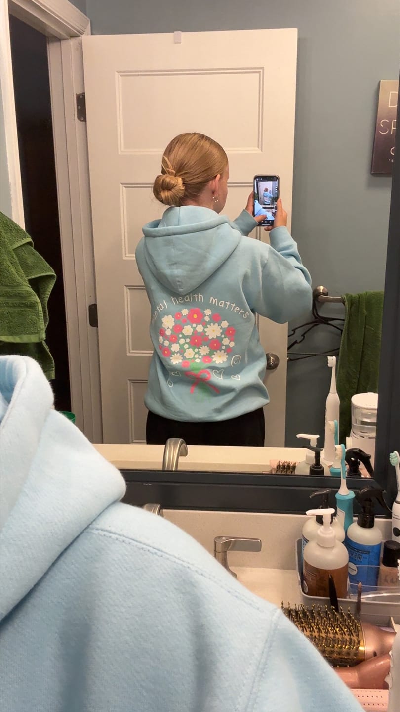 Customer photo review of Love Hoodie - Pepper