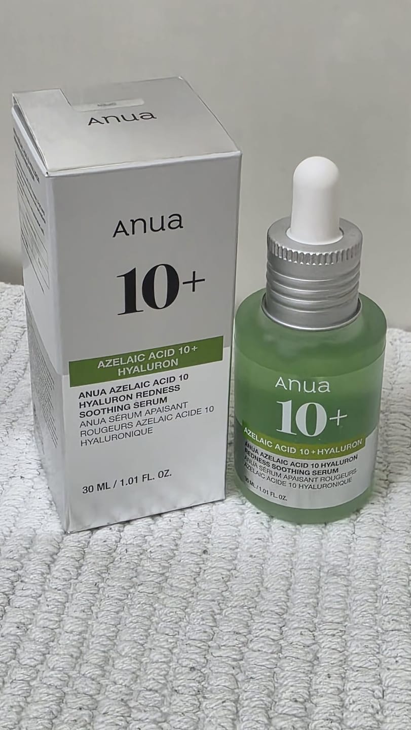 Customer photo review of Anua - Azelaic Acid 10 + Hyaluron Redness Soothing Serum