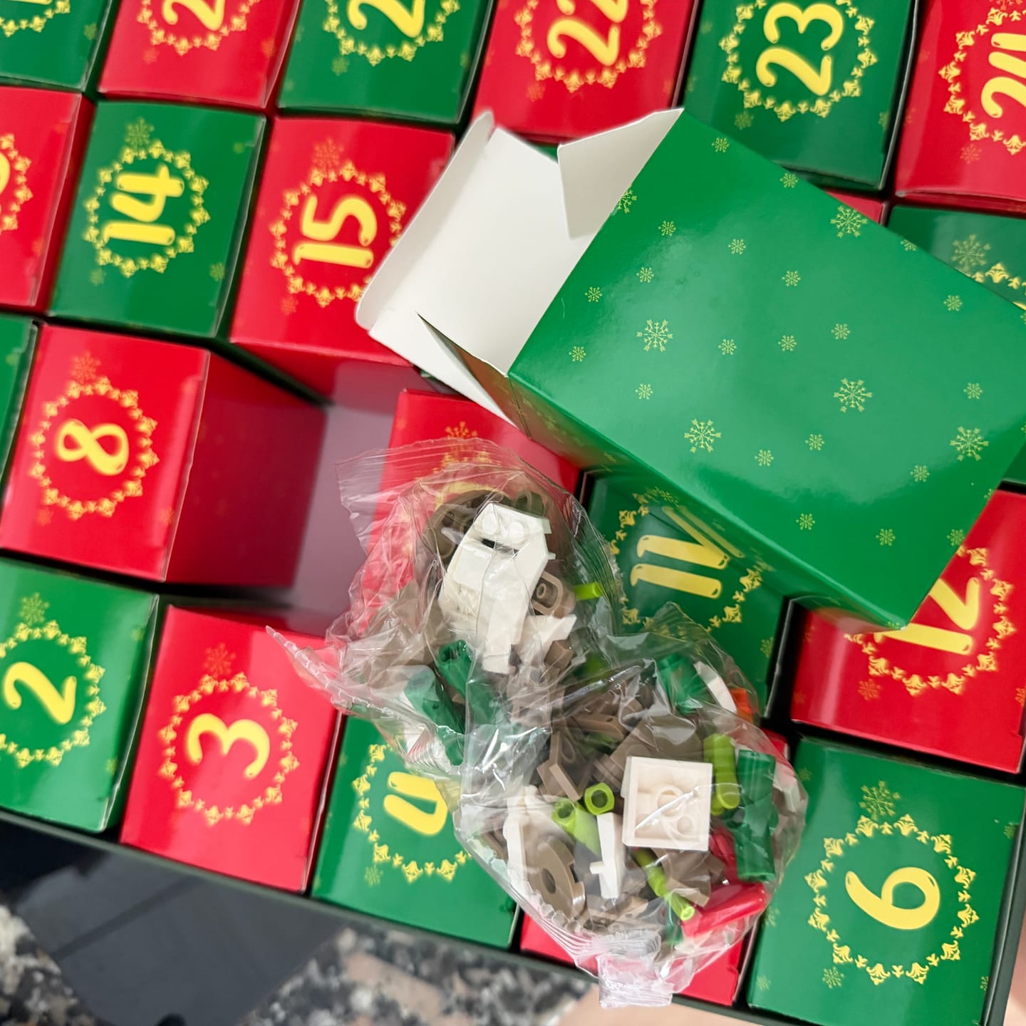 Customer photo review of Floral Advent Calendar