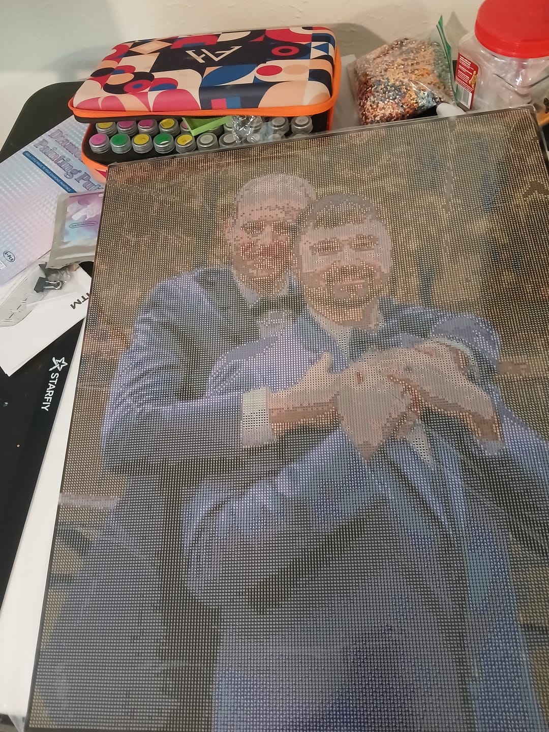 Customer photo review of Custom Diamond Painting