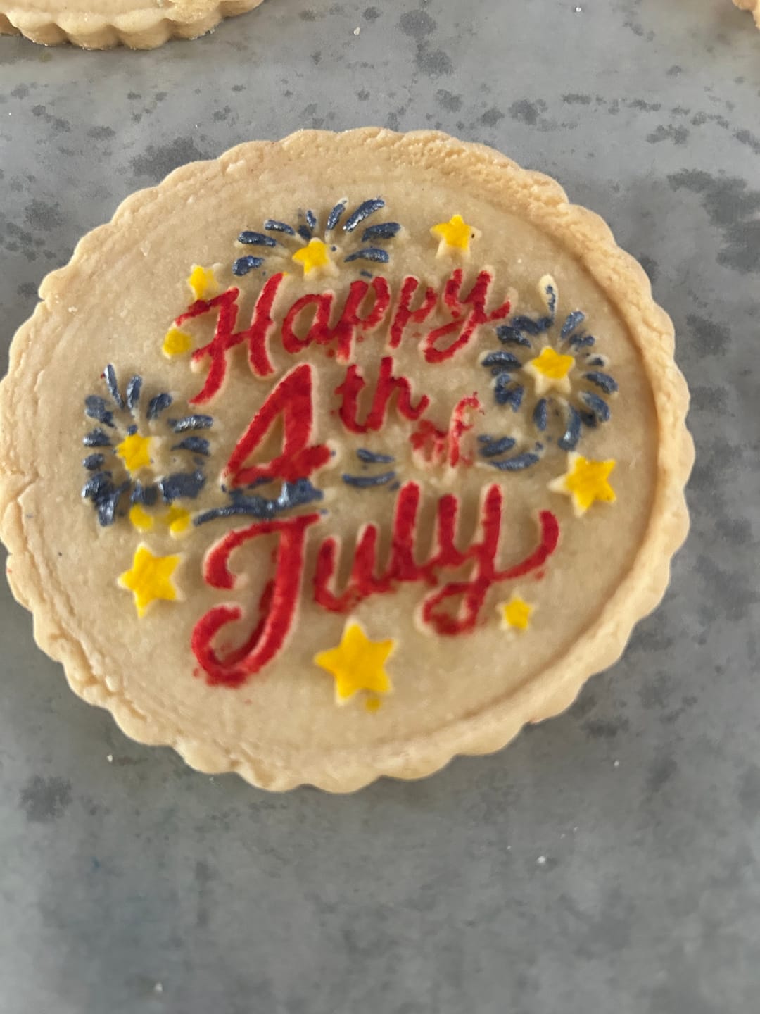 Customer photo review of Game Day (Football) Cookie Stamp