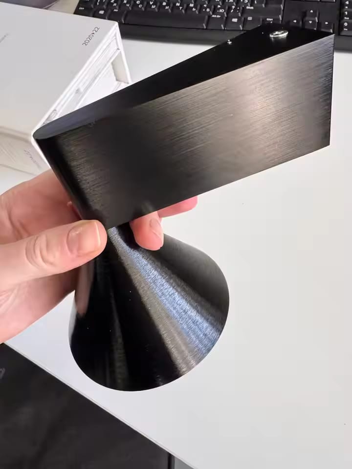Customer photo review of Cone Wall Sconce