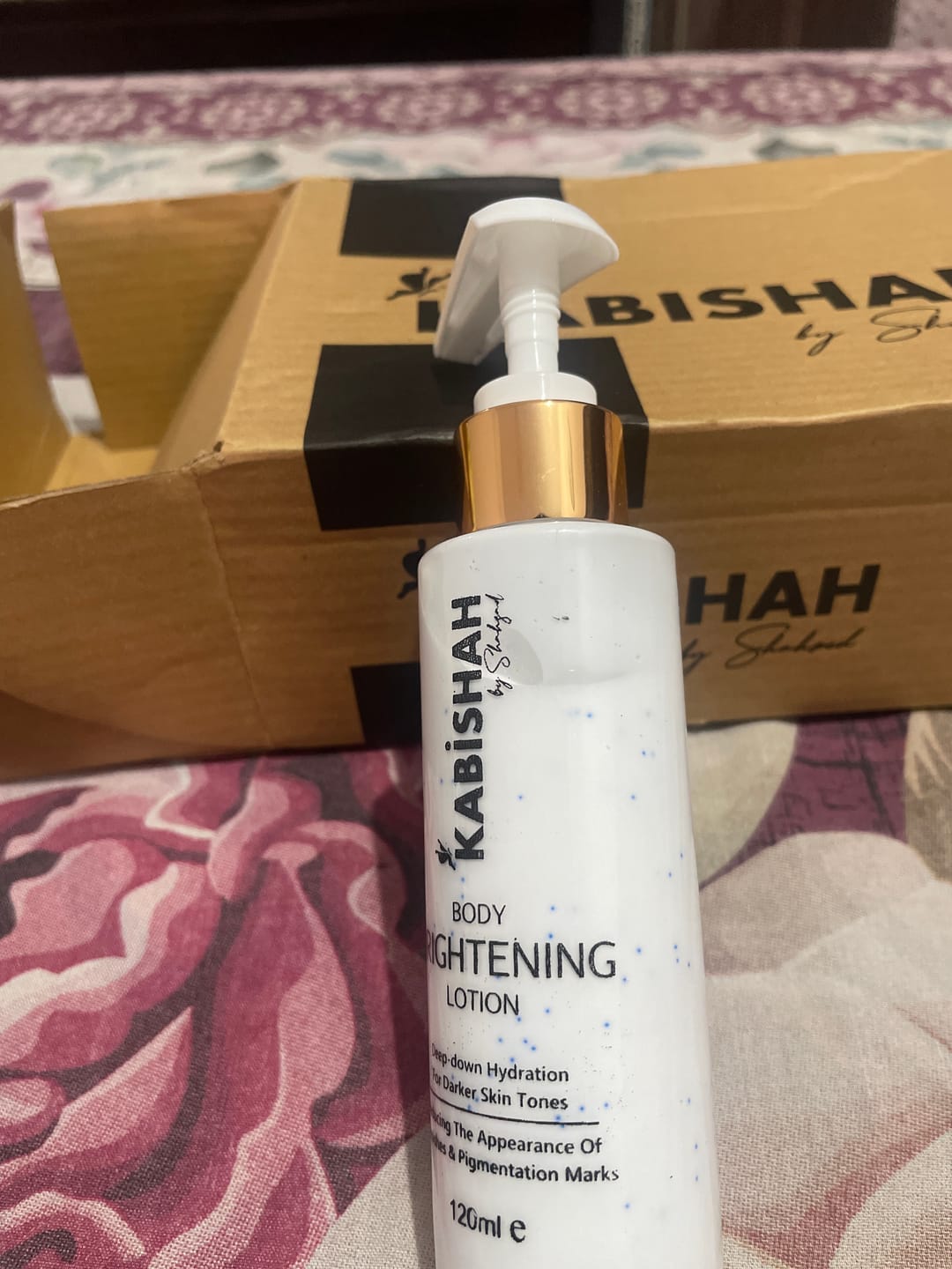 Customer photo review of DazzleSkin Body Hydrating Lotion