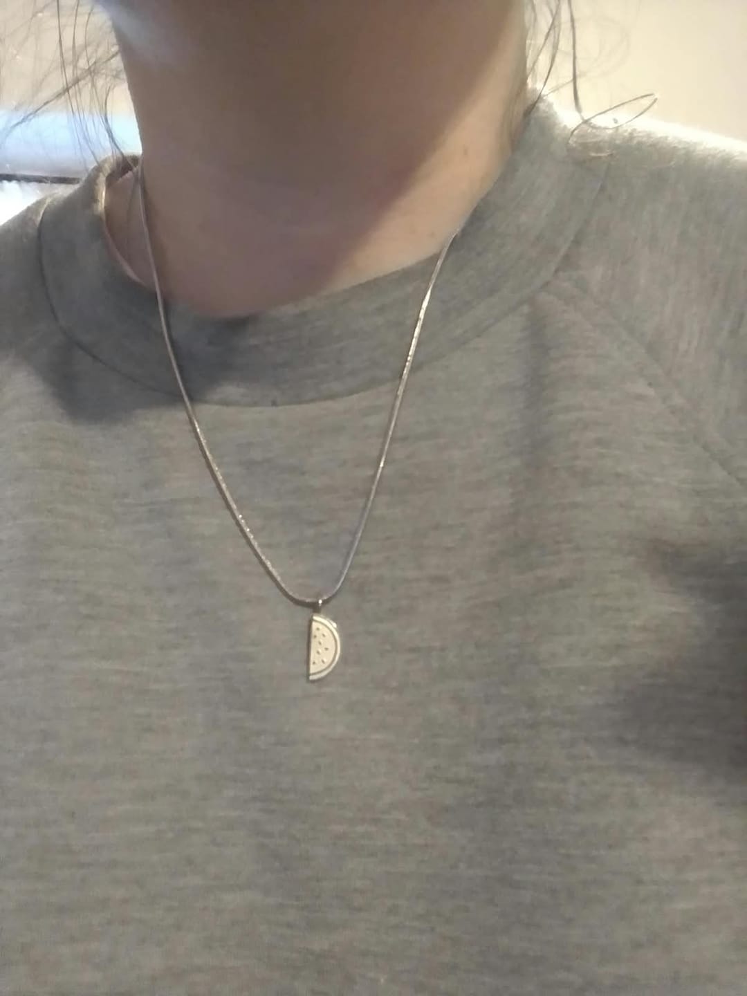 Customer photo review of Not only watermelon collana