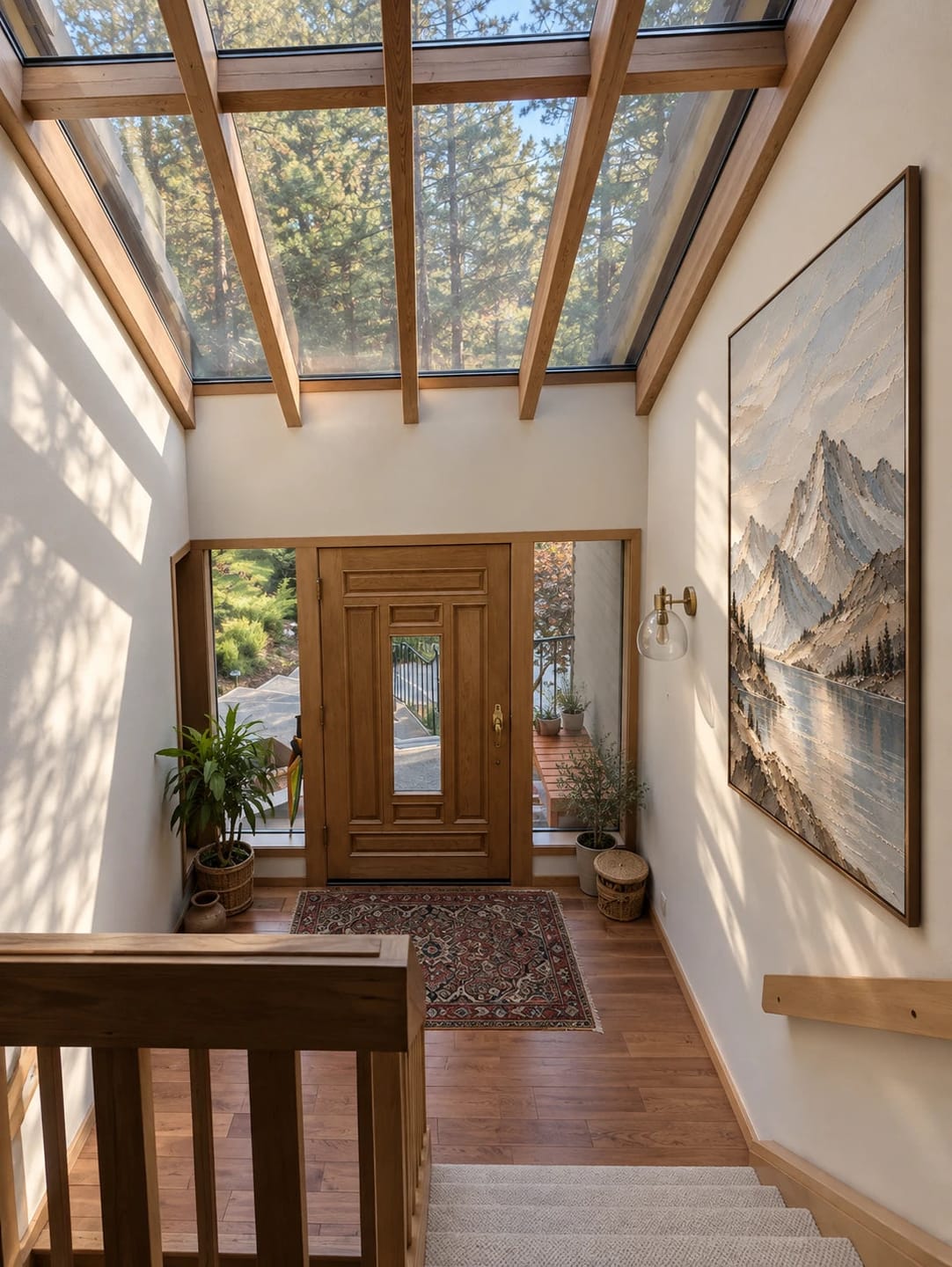 Customer photo review of Textured & Impasto Art｜Mountain Lake Serenity