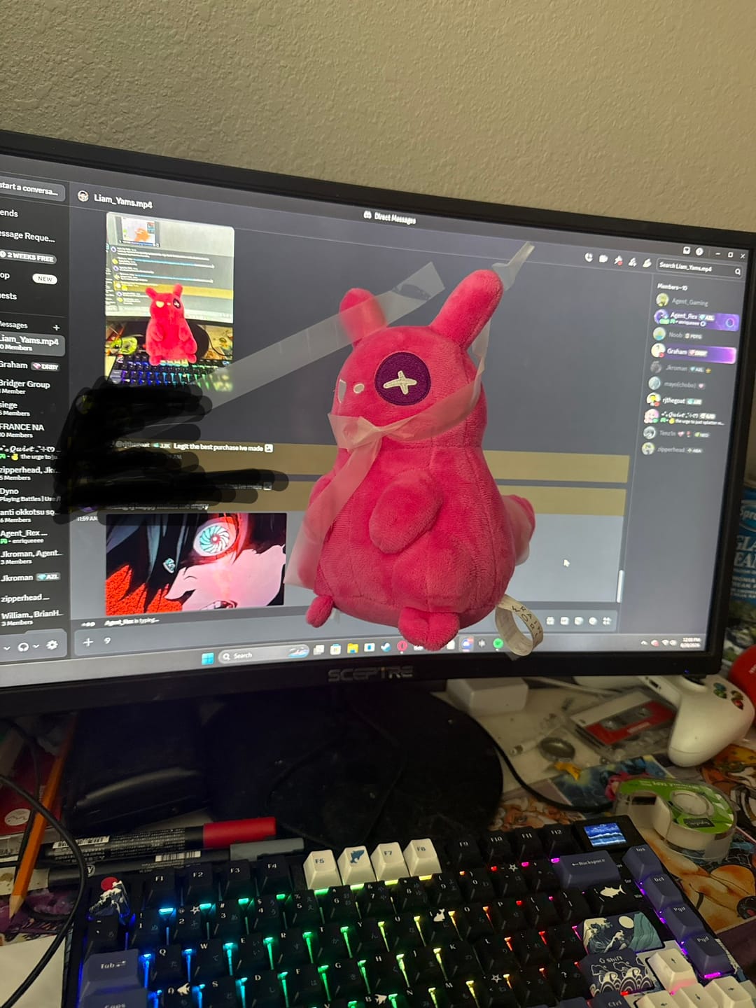 Customer photo review of Rain World - Artificer Slugpup Plush