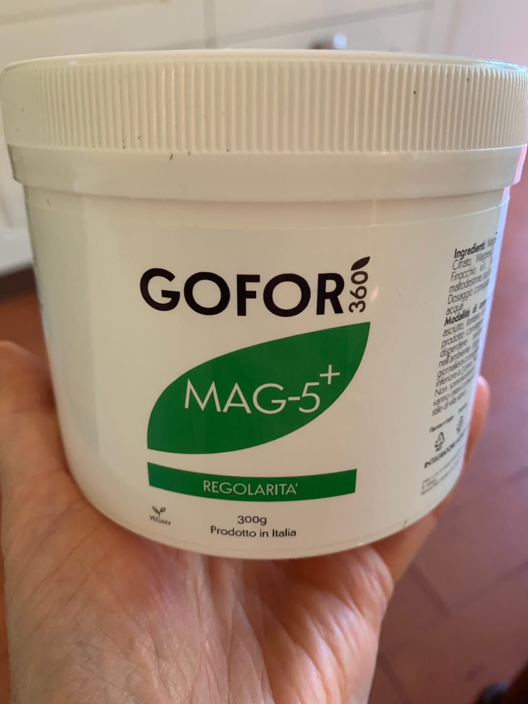 Customer photo review of Mag5+ | Regolarità