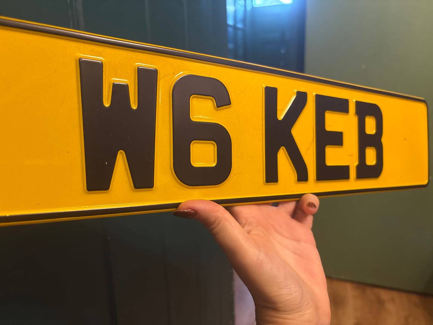 Customer photo review of Metal Pressed Show Plate SET - 520mm x 111mm