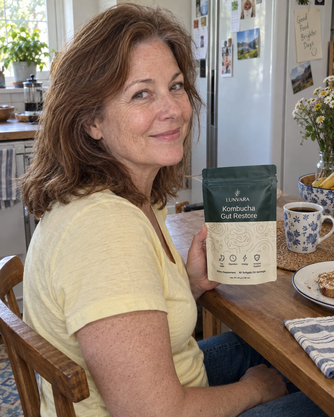 Customer photo review of Kombucha Gut Restore Softgels