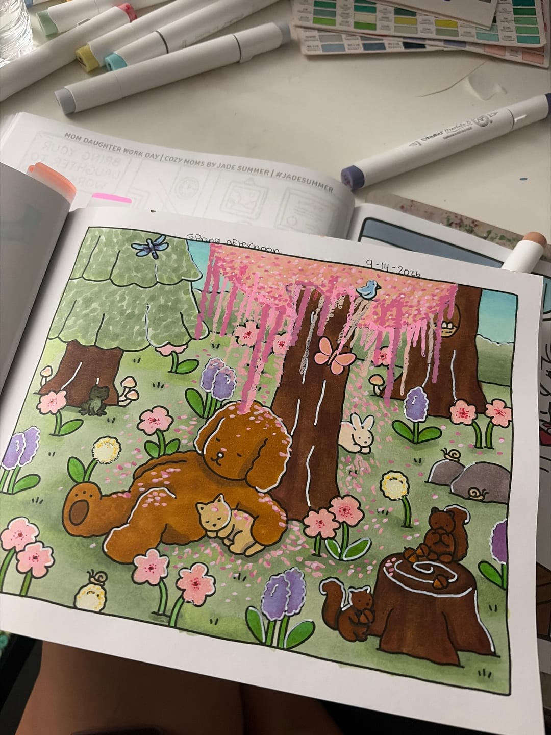 Customer photo review of Ohuhu Wai Momi Acrylic Gel Pens