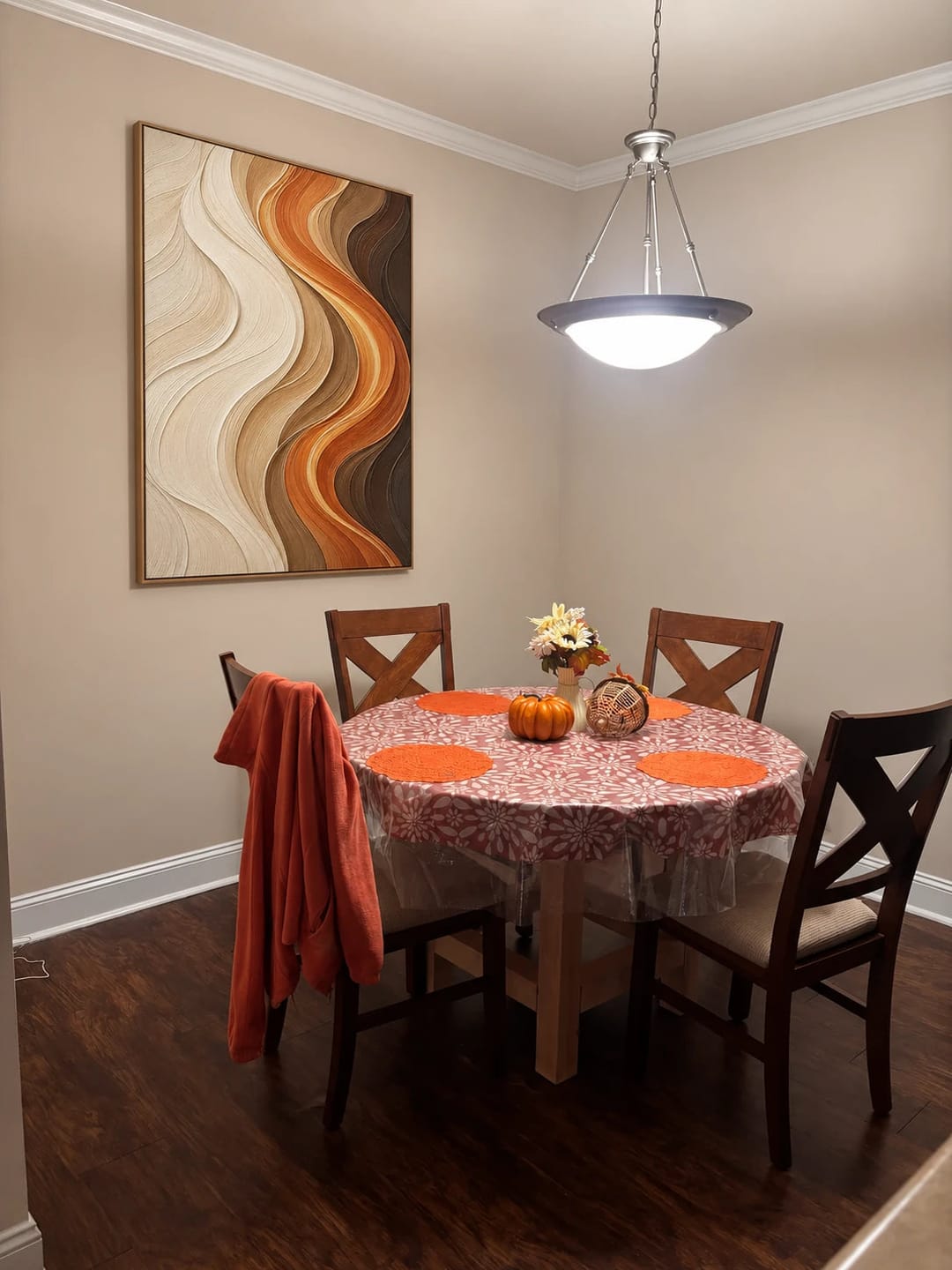 Customer photo review of Textured & Impasto Art｜Warm Current Waves