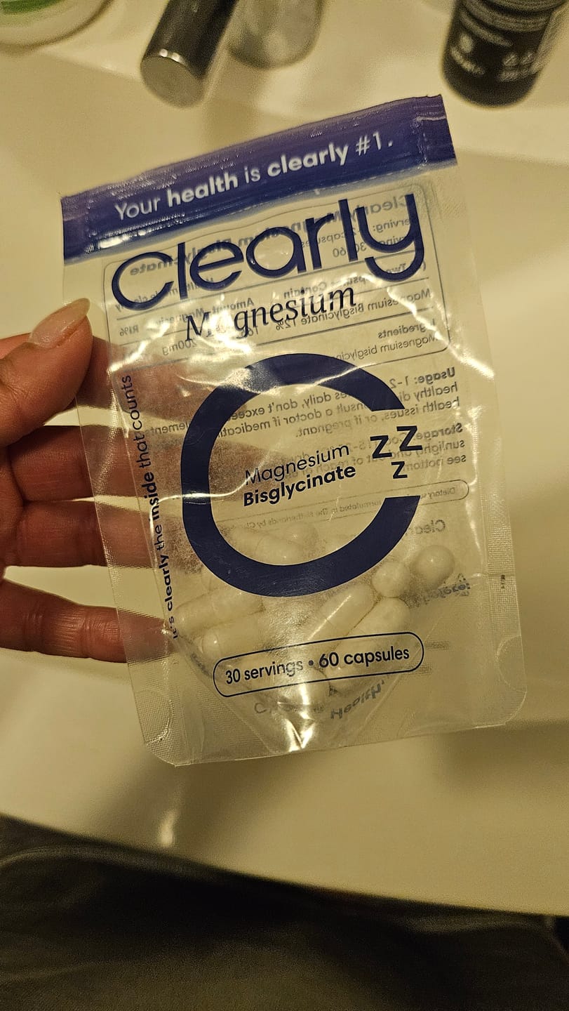 Customer photo review of Magnesium Bisglycinate