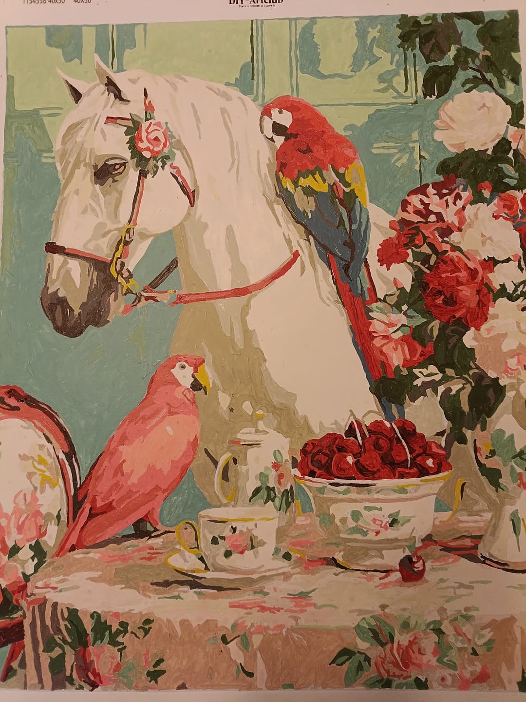 Customer photo review of Garden Reverie | Paint by Number