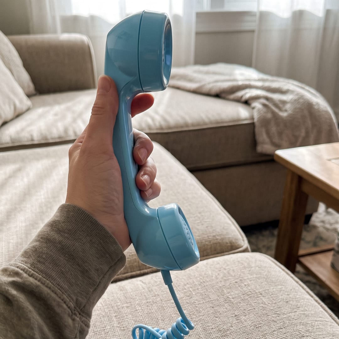 Customer photo review of Telefono Retro Senza Fili